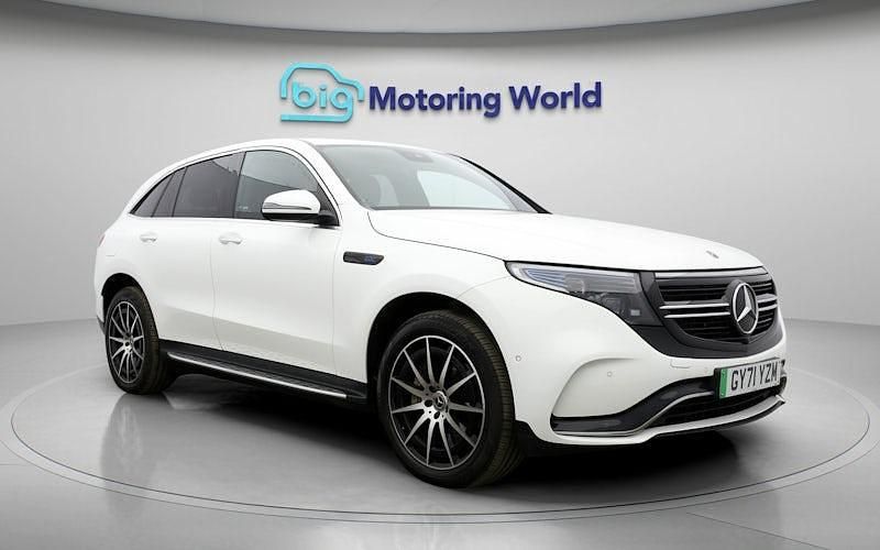 Used Mercedes EQC400 AMG line 300 kW (408 HP) 2022 White SUV