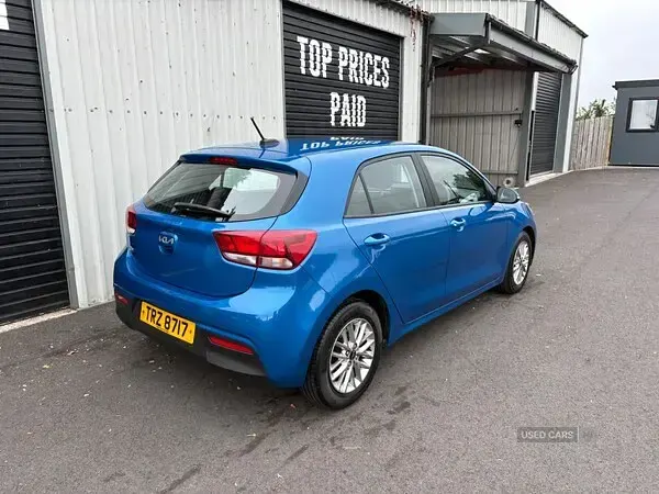 Used Kia Rio 2022 Blue Hatchback