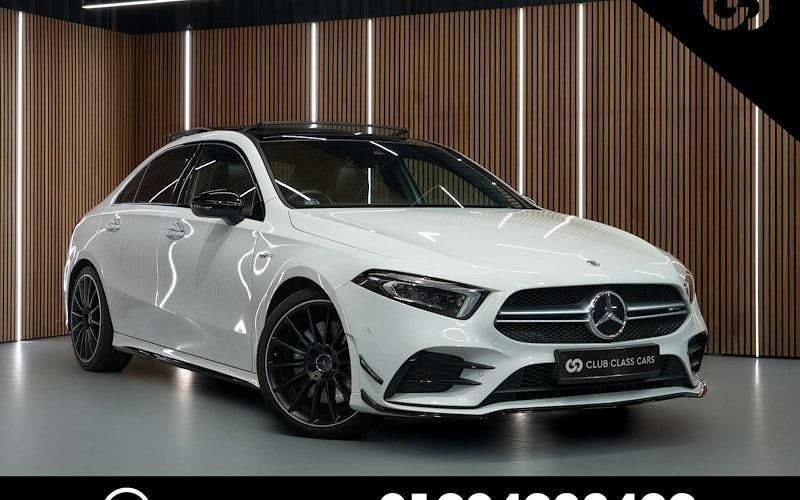 Used Mercedes A35 AMG Premium Plus 306 HP (225 kW) 2022 White Sedan