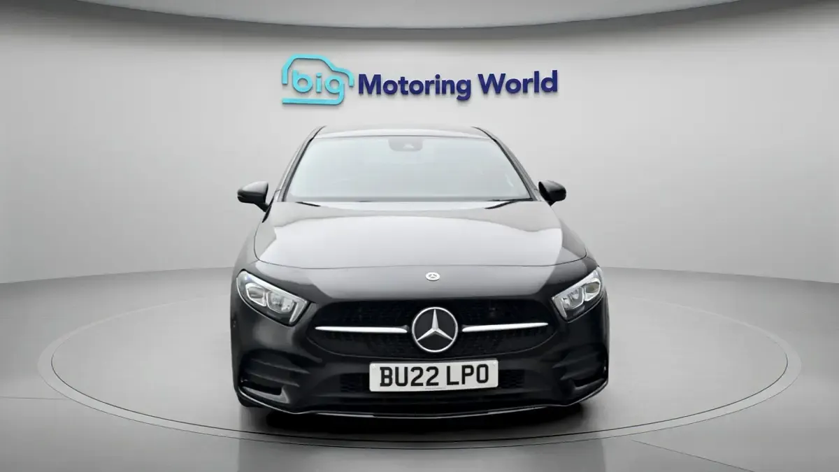Used Mercedes A250 AMG line 259 HP (190 kW) 2022 Black Sedan