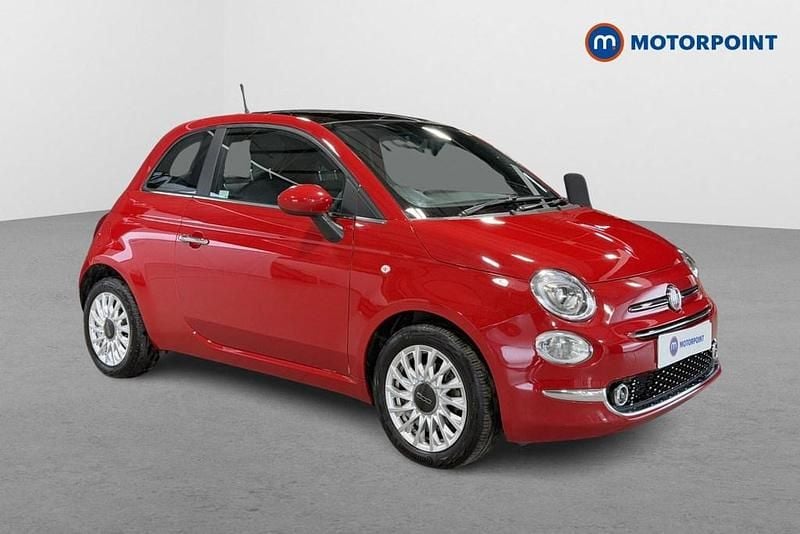 Red Used 2023 Fiat 500 Hatchback | £9,599 (Fair price) - Image 1/4