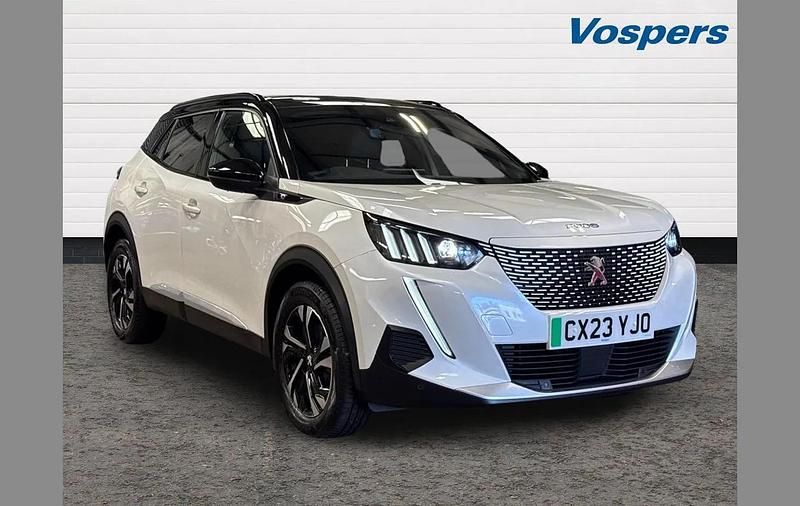 Used Peugeot e-2008 GTi 100 kW (136 HP) 2023 White SUV