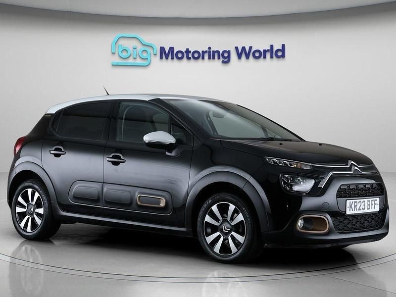 Black Used 2023 Citroën C3 PureTech Hatchback | £9,500 (Fair price) - Image 1/4