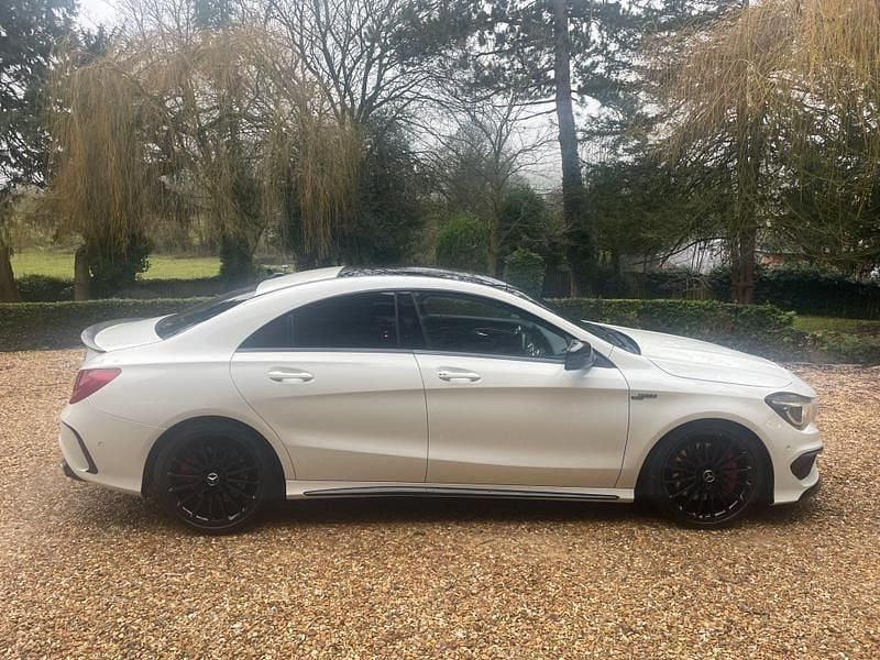 White Used 2014 Mercedes CLA45 AMG Sedan | £12,995 (Expensive) - Image 1/4