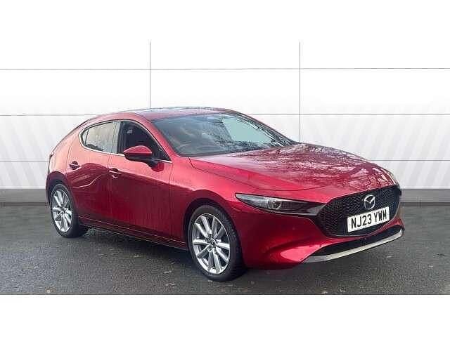 Red Used 2023 Mazda 3 Takumi-Line Hatchback | £23,050 (A bit pricey) - Image 1/4