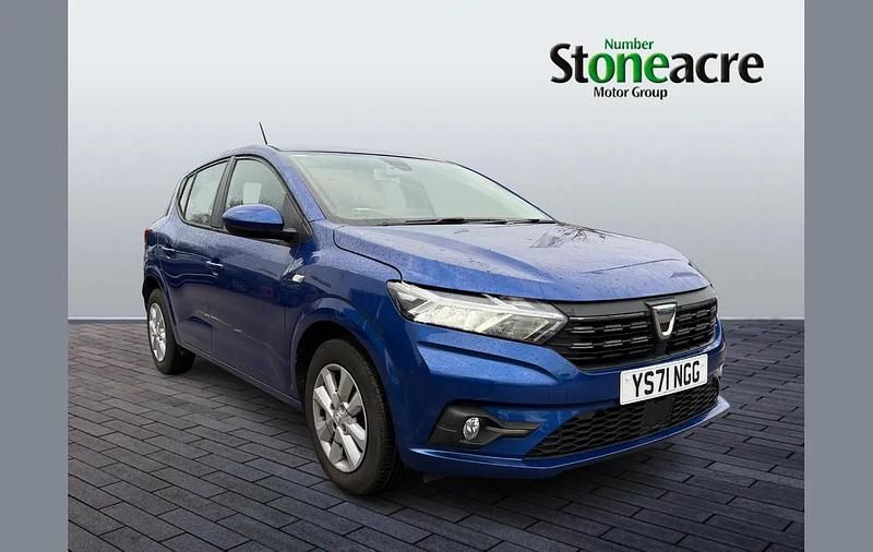 Blue Used 2021 Dacia Sandero Comfort Hatchback | £10,200 (Fair price) - Image 1/4