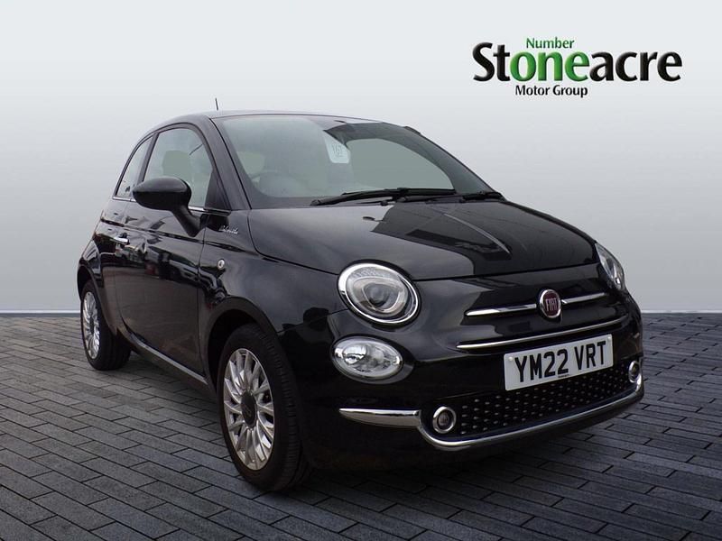 Black Used 2022 Fiat 500 Dolcevita Hatchback | £10,995 (Fair price) - Image 1/4