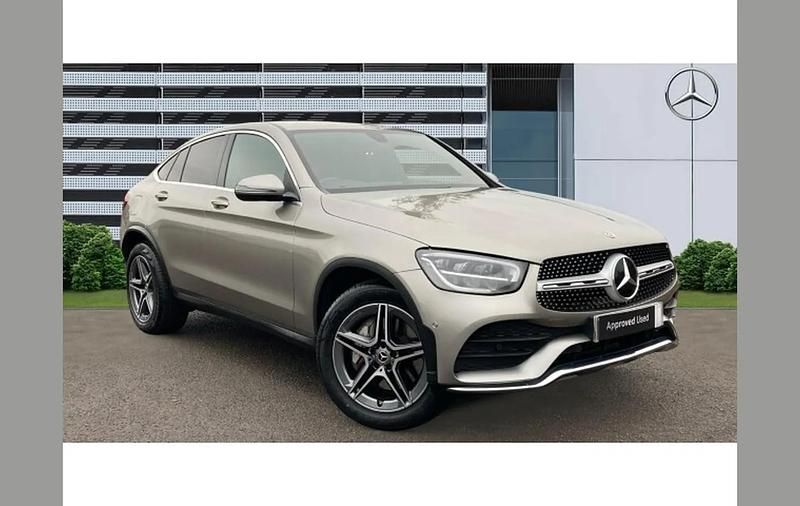 Silver Used 2021 Mercedes GLC300e AMG line Coupe | £33,271 (Super price) - Image 1/4