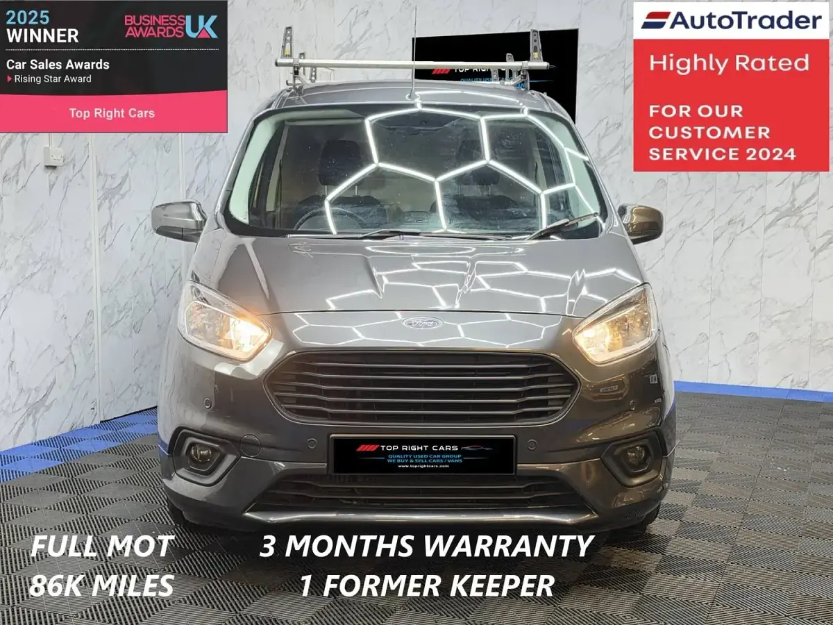 Used Ford Transit Courier Limited 100 HP (73 kW) 2020 Grey Van