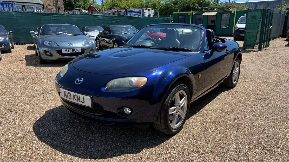 Used Mazda MX5 160 HP (117 kW) 2008 Blue Cabriolet