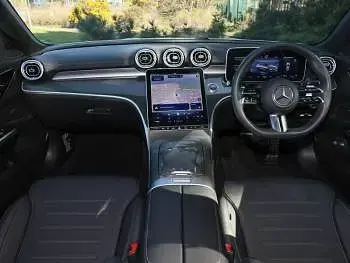 Used Mercedes C300e AMG Line Premium 313 HP (230 kW) 2024 Silver Sedan