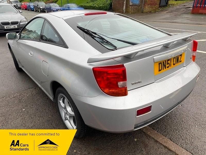 Used Toyota Celica 190 HP (139 kW) 2002 Silver Hatchback