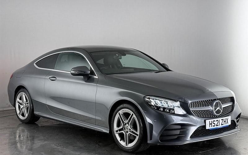 Used 2022 Mercedes C220 AMG line Coupe | £24,750 (Fair price) - Image 1/3