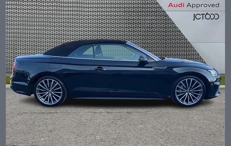 Used Audi A5 Cabriolet S-Line 190 HP (139 kW) 2019 Black Cabriolet