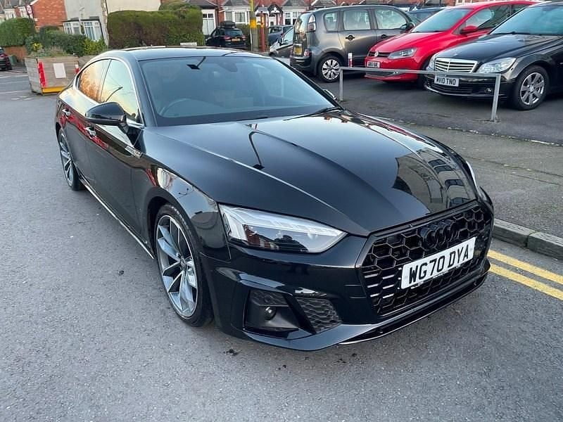 Used Audi A5 Sportback S-Line 2020 Black Hatchback