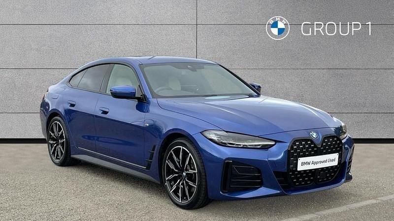 Blue Used 2022 BMW 420 Gran Coupé M Sport Coupe | £34,495 (Fair price) - Image 1/4