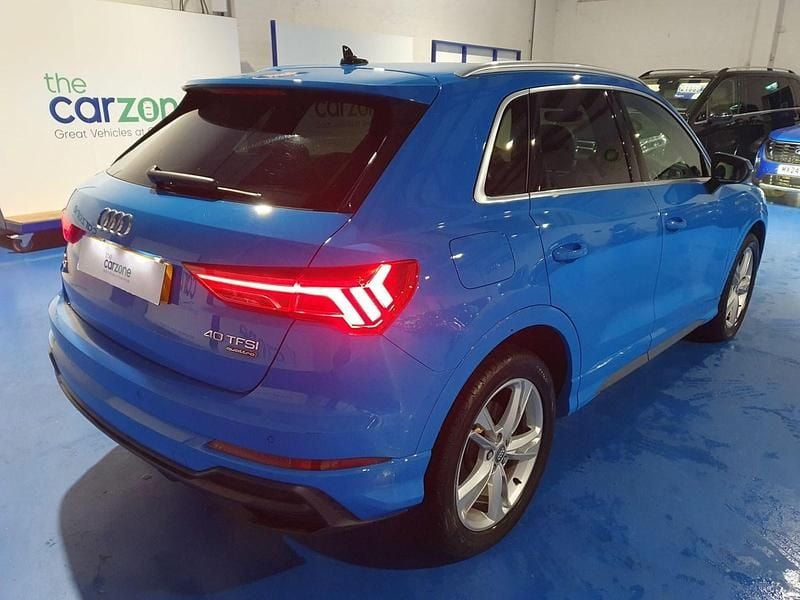 Used Audi Q3 S-Line 190 HP (139 kW) 2019 Blue SUV
