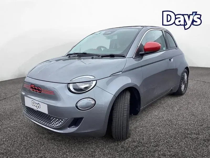 Used Fiat 500e Red 86 kW (118 HP) 2023 Grey Hatchback