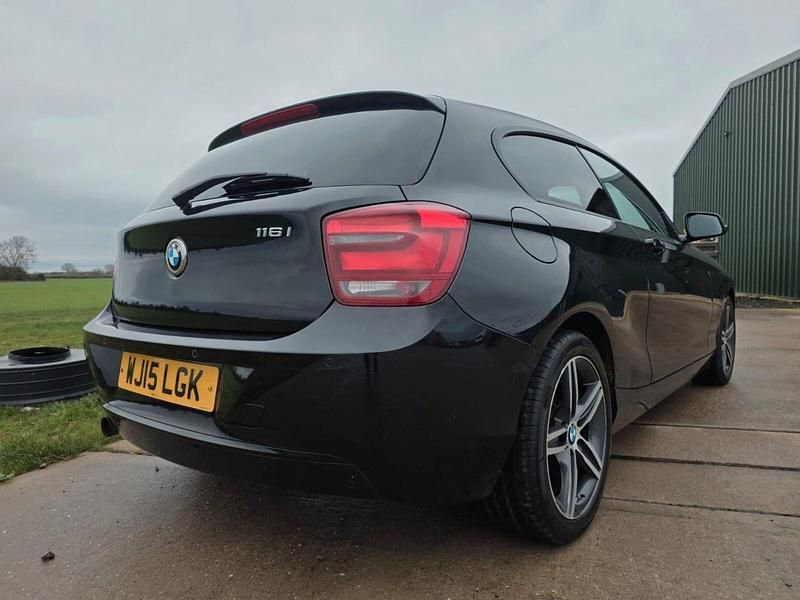 Used BMW 116 Sport Line 134 HP (98 kW) 2015 Black Hatchback