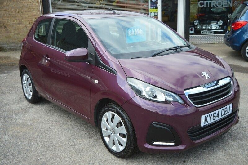 Purple Used 2015 Peugeot 108 Active Hatchback | £4,495 (Fair price) - Image 1/4