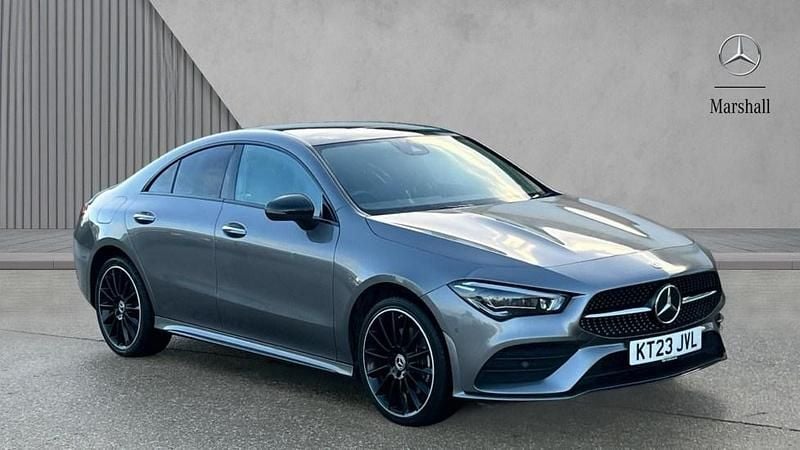 Grey Used 2023 Mercedes CLA250e AMG Line Premium Plus Sedan | £25,395 (Fair price) - Image 1/4