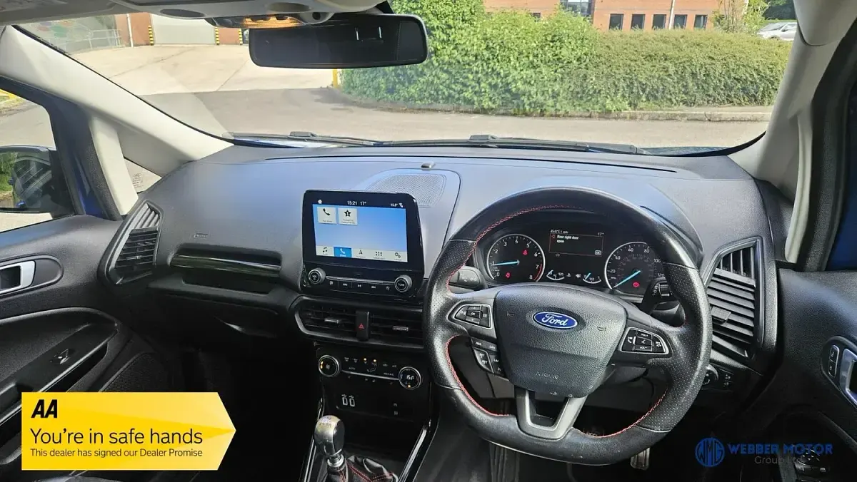 Used Ford Ecosport ST-Line 125 HP (91 kW) 2018 Blue SUV