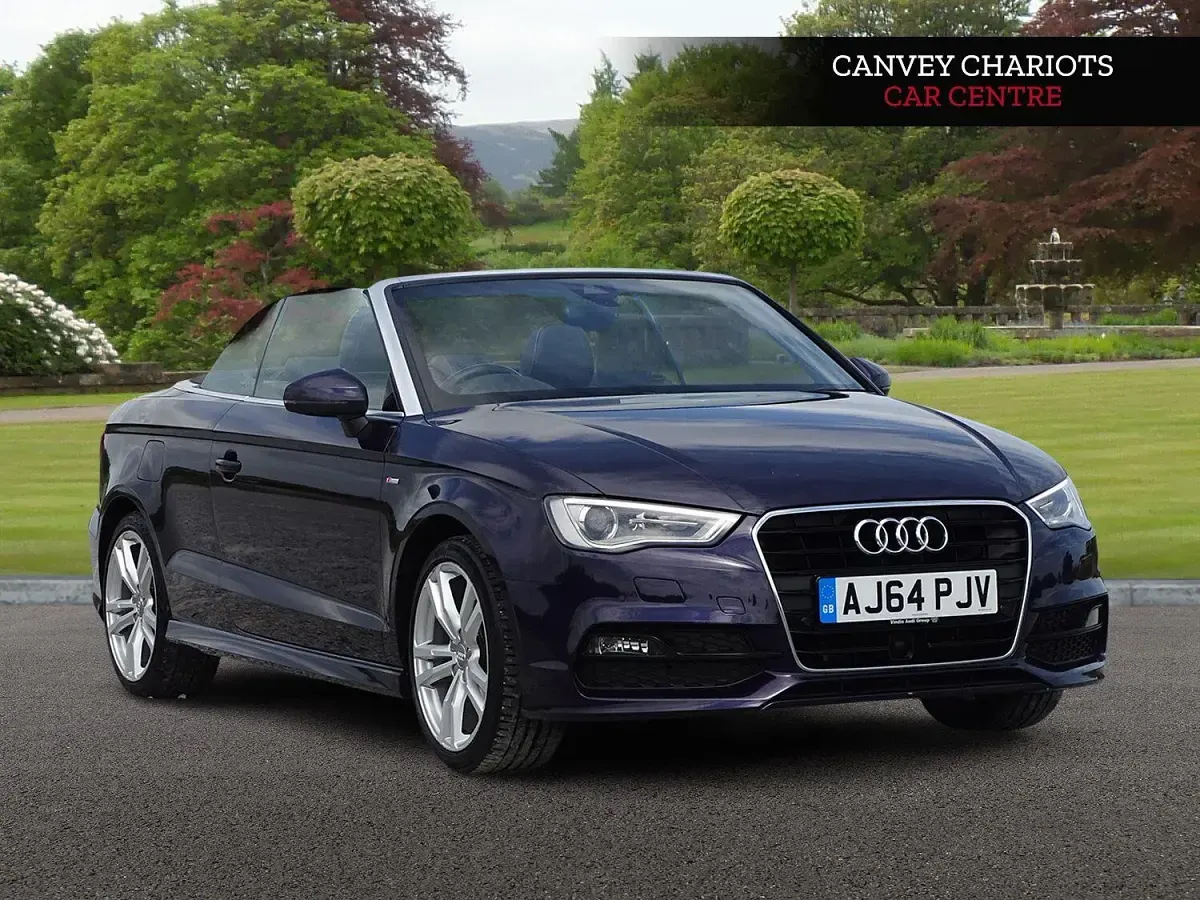 Used Audi A3 Cabriolet S-Line 2014 Mauve/purple Cabriolet