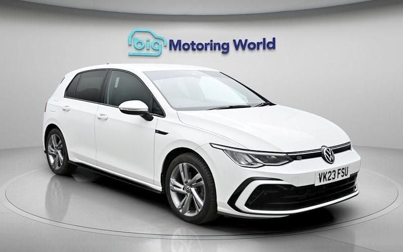 Used VW Golf VIII R-line 150 HP (110 kW) 2023 White Hatchback
