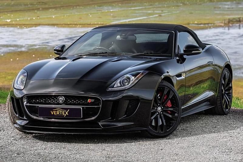 Used Jaguar F-Type Supercharged 500 HP (367 kW) 2014 Black Cabriolet