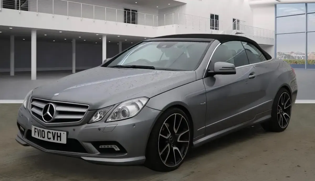Used Mercedes E200 2010 Silver Cabriolet