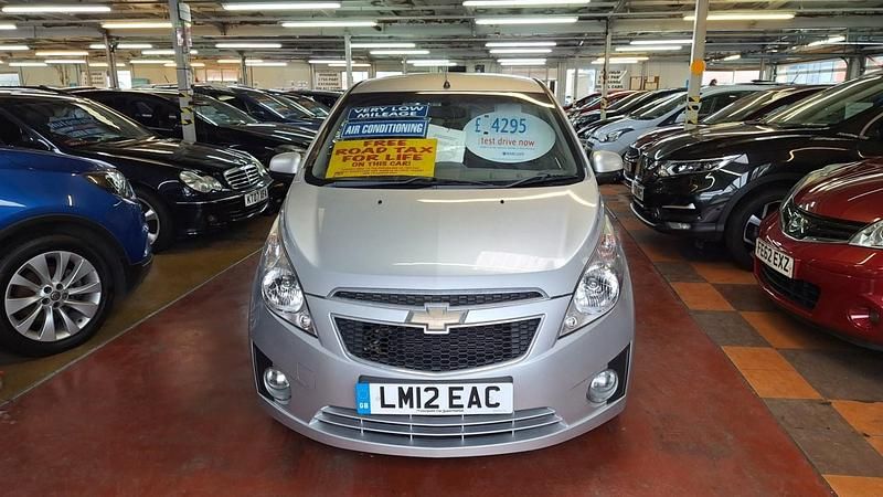 Silver Used 2012 Chevrolet Spark LS Hatchback | £3,495 (Expensive) - Image 1/4