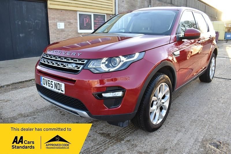 Red Used 2015 Land Rover Discovery Sport HSE SUV | £9,995 (Fair price) - Image 1/4