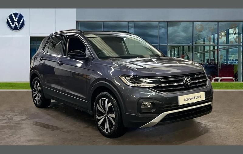 Used VW T-Cross Black Edition 110 HP (80 kW) 2023 Smokey grey metallic SUV