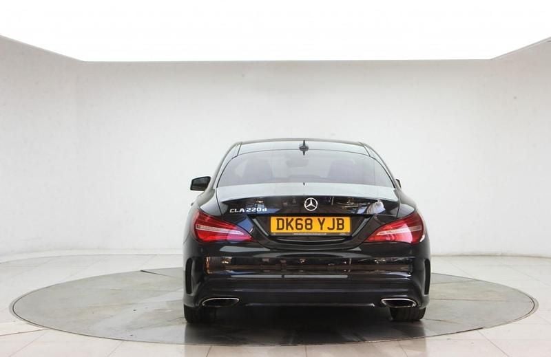 Used Mercedes CLA220 AMG line 2018 Black Sedan