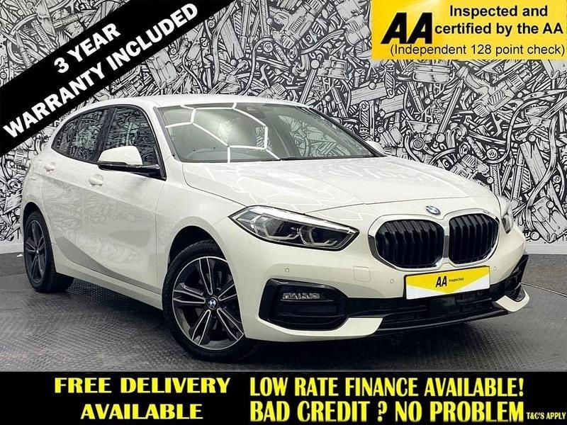 White Used 2021 BMW 118 Sport Line Hatchback | £17,495 (Fair price) - Image 1/2