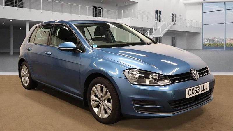 Blue Used 2013 VW Golf VII SE Hatchback | £6,450 (Good price) - Image 1/4
