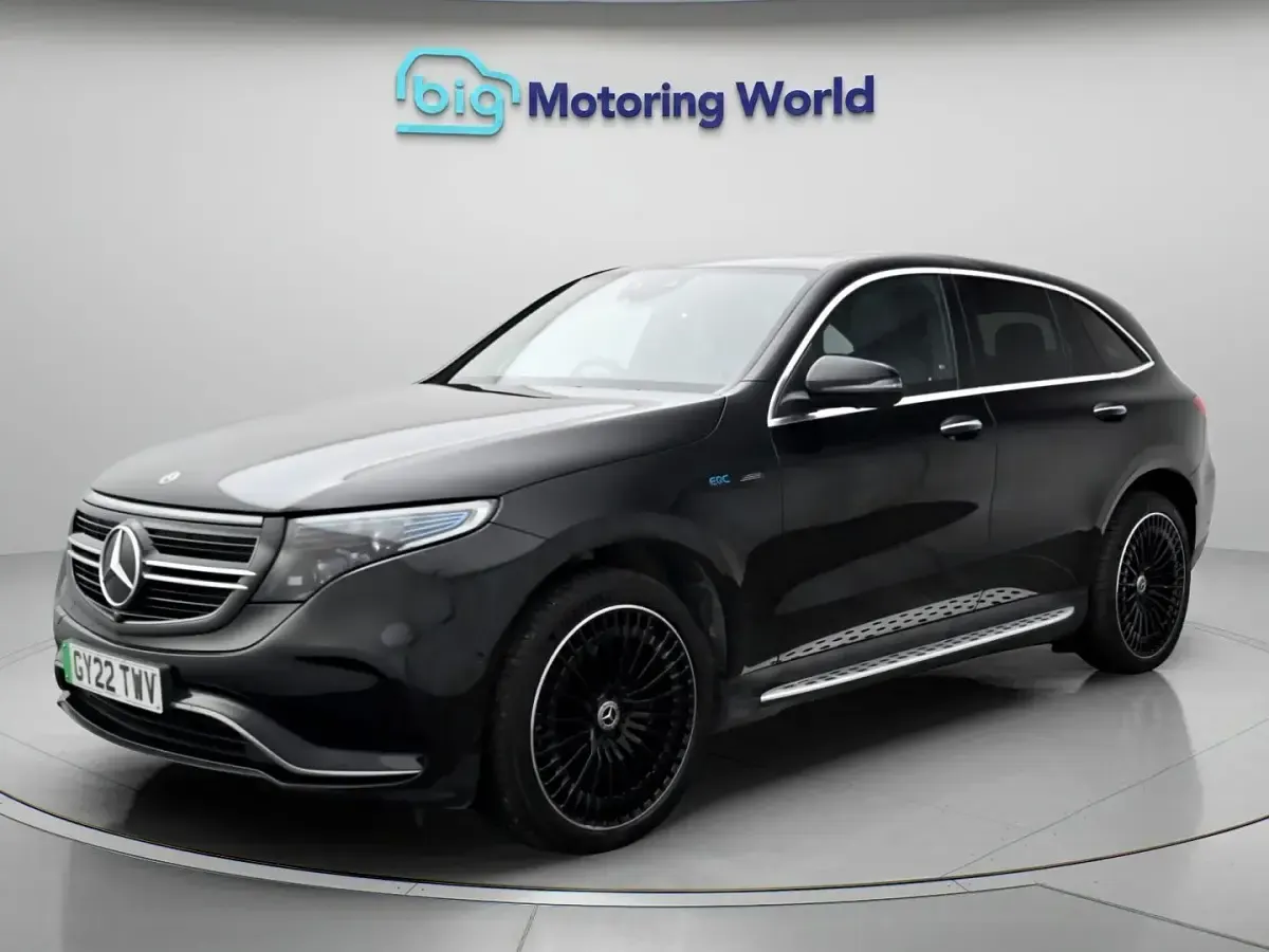 Used Mercedes EQC400 AMG line 300 kW (408 HP) 2022 Black SUV