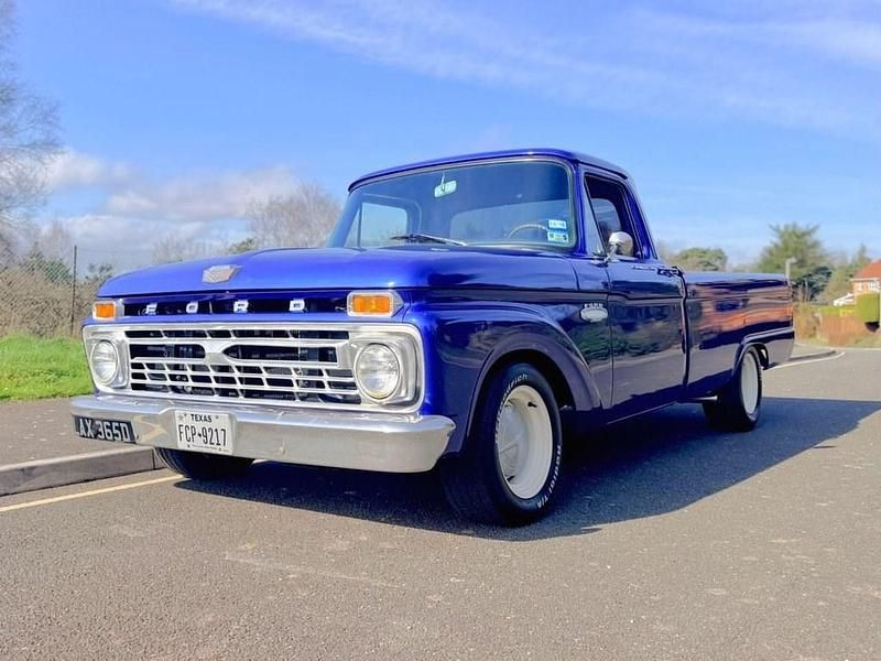 Used Ford F100 1966 Blue Pickup