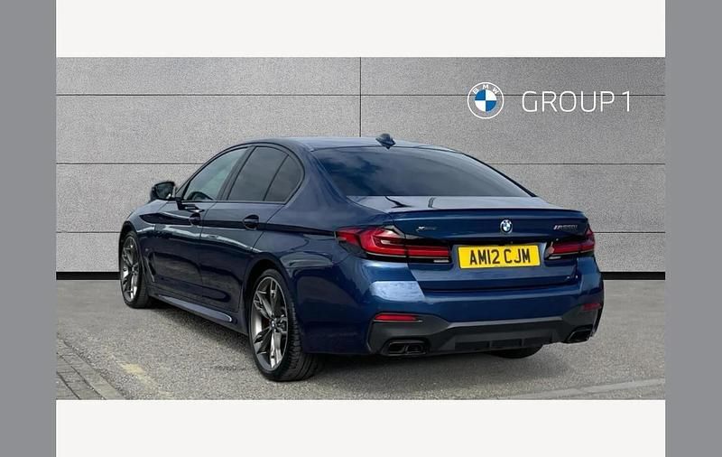 Used BMW M550 Shadowline 530 HP (389 kW) 2022 Blue Sedan