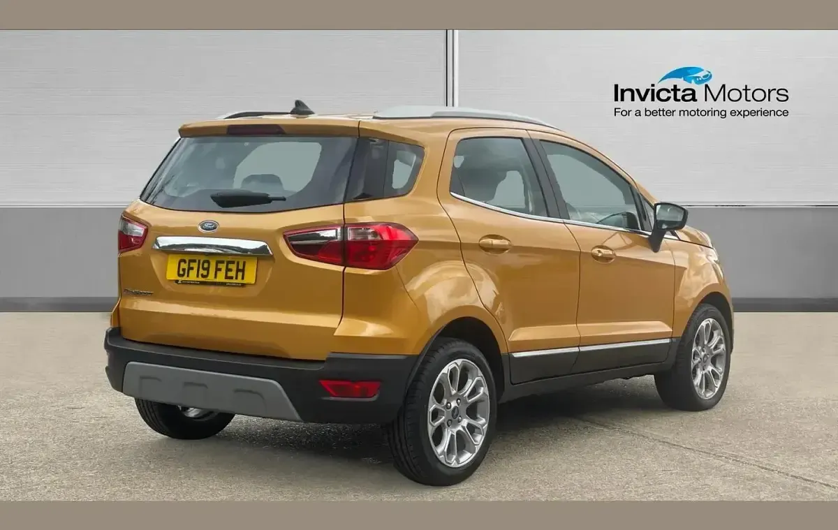 Used Ford Ecosport Titanium 125 HP (91 kW) 2019 Yellow SUV