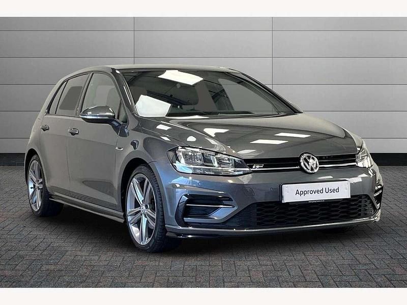 Indium grey Used 2019 VW Golf VII R-line Hatchback | £13,850 (Fair price) - Image 1/3