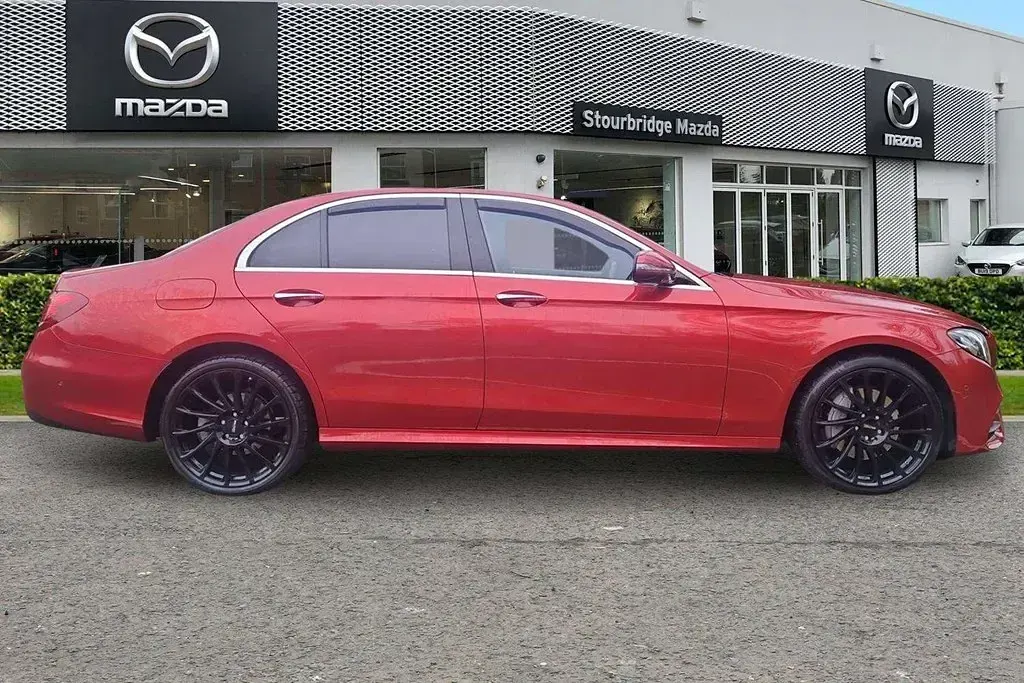 Used Mercedes E220 AMG line 2017 Red Sedan
