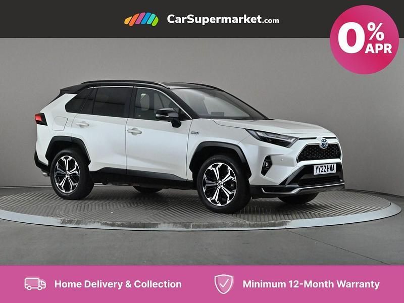 White/black Used 2022 Toyota RAV4 Hybrid SUV | £37,897 - Image 1/4