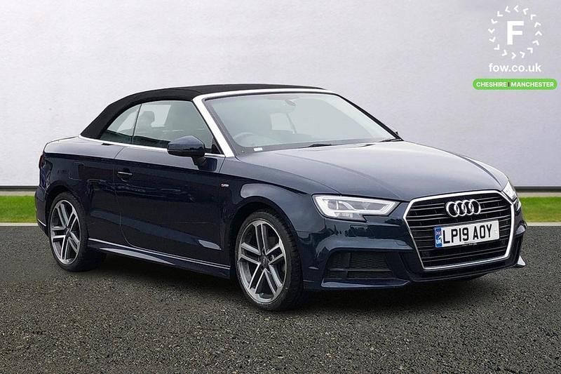 Blue Used 2019 Audi A3 Cabriolet Advanced Plus Cabriolet | £17,899 (Good price) - Image 1/4