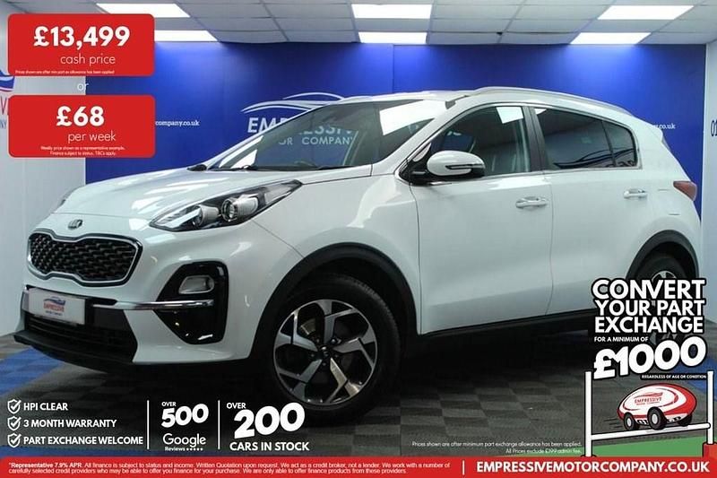White Used 2019 Kia Sportage SUV | £13,499 (Fair price) - Image 1/4