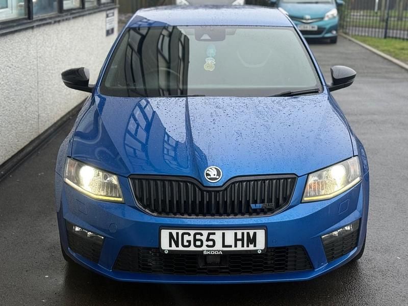 Used Skoda Octavia vRS 181 HP (133 kW) 2015 Blue Hatchback
