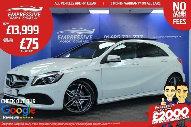 White Used 2017 Mercedes A200 AMG line Hatchback | £13,999 (Fair price) - Image 1/4