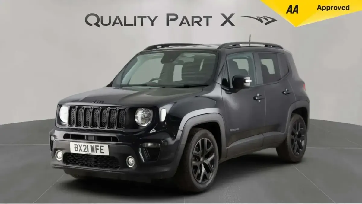 Begagnad Jeep Renegade Night Eagle 150 HK (110 kW) 2021 Svart SUV