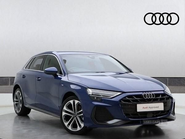 Blue Used 2025 Audi A3 e-tron S-Line Hatchback | £28,990 (Fair price) - Image 1/4