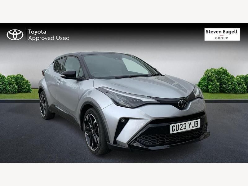 Silver Used 2023 Toyota C-HR Sport SUV | £24,498 (Fair price) - Image 1/3